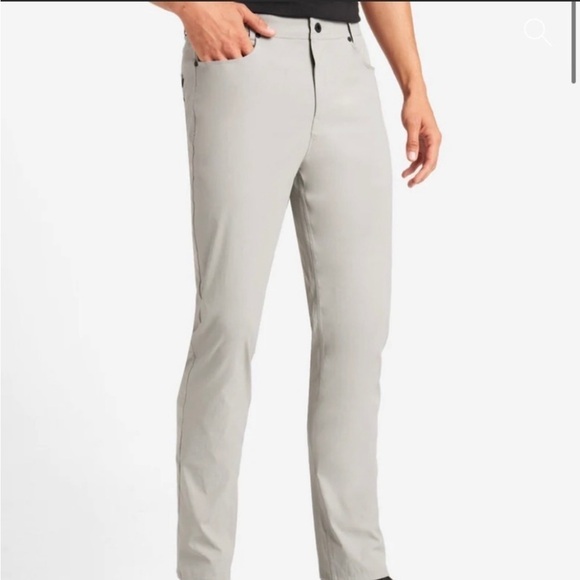 Kenneth Cole Men’s 38X32 performance Stretch Golf Pants Stone NWT - Picture 1 of 11